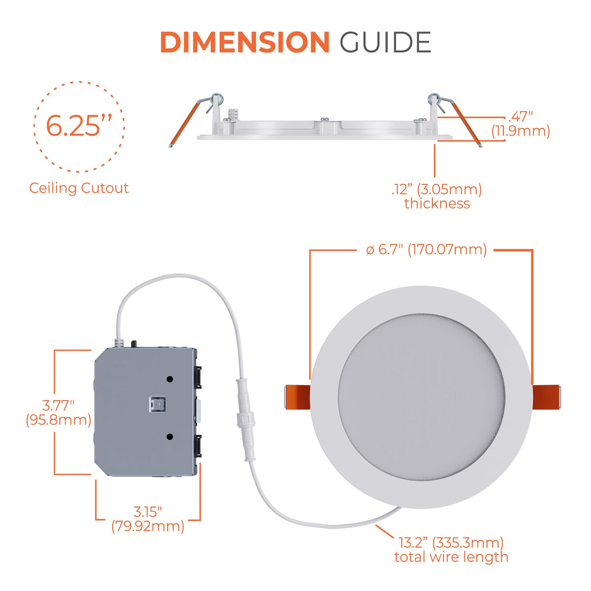 HALO HLB 6 in LED Recessed Lighting Canless Dimmable Wet Location Selectable Lumens and Selectable Color 27/30/35/40/5000K 6 Pack Indoor Outdoor Soffit Ceiling Light HLB6LSFS5-6PK