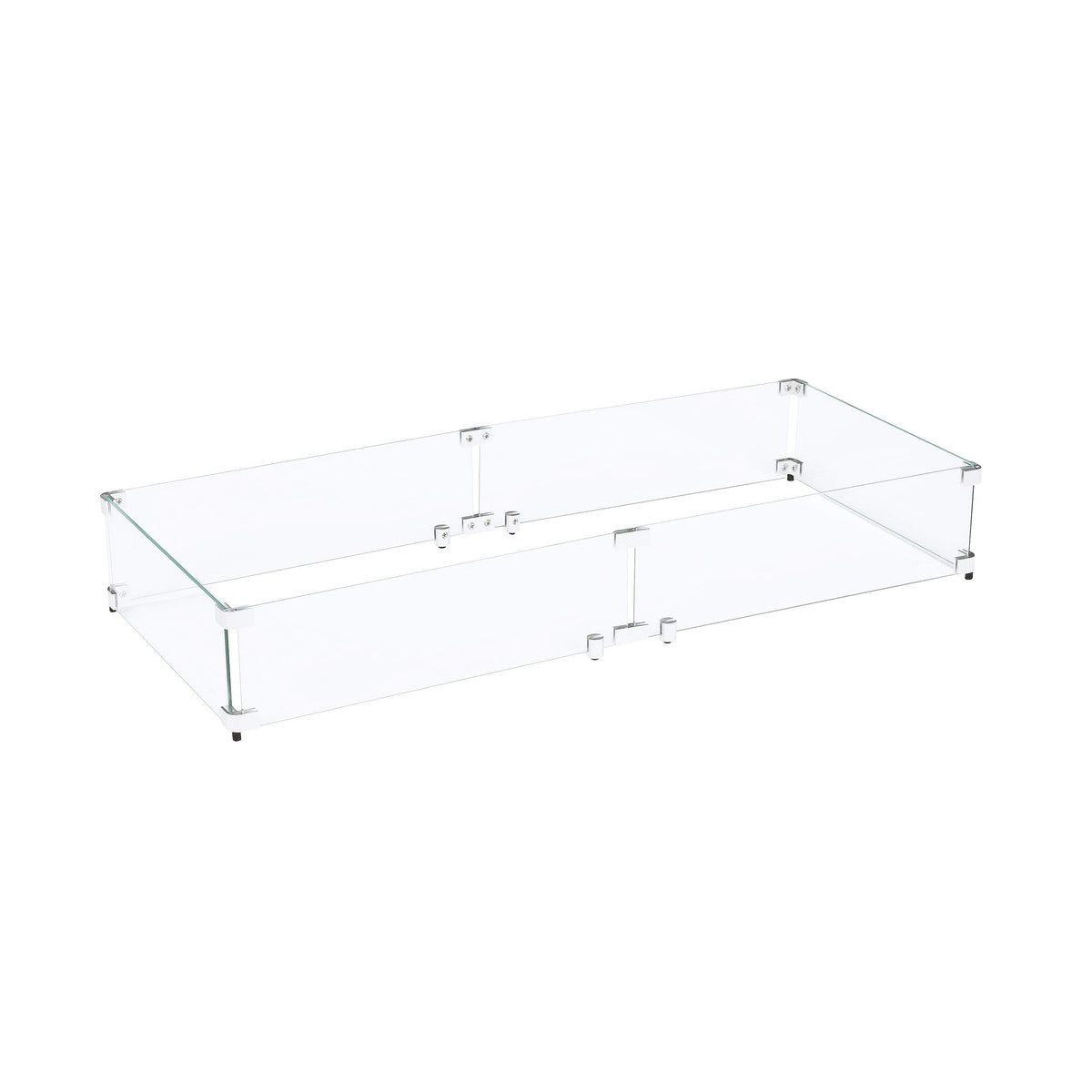 Celestial 41.25" x 17" x 6" Wind Guard, fits Celestial 36” x 12” Fire Pit Burner Pan for Gas Fire Pits