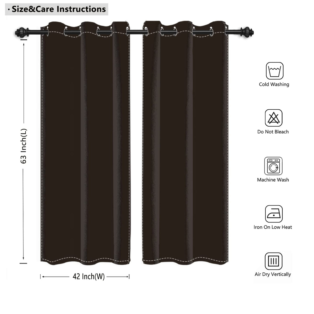 Umpoo New York Night View Blackout Curtains Urban Skyline Skyscraper Modern City Buildings Curtain for Office Living Room Bedroom Decor Window Drapes 2 Panel Set, 42x63 Inches