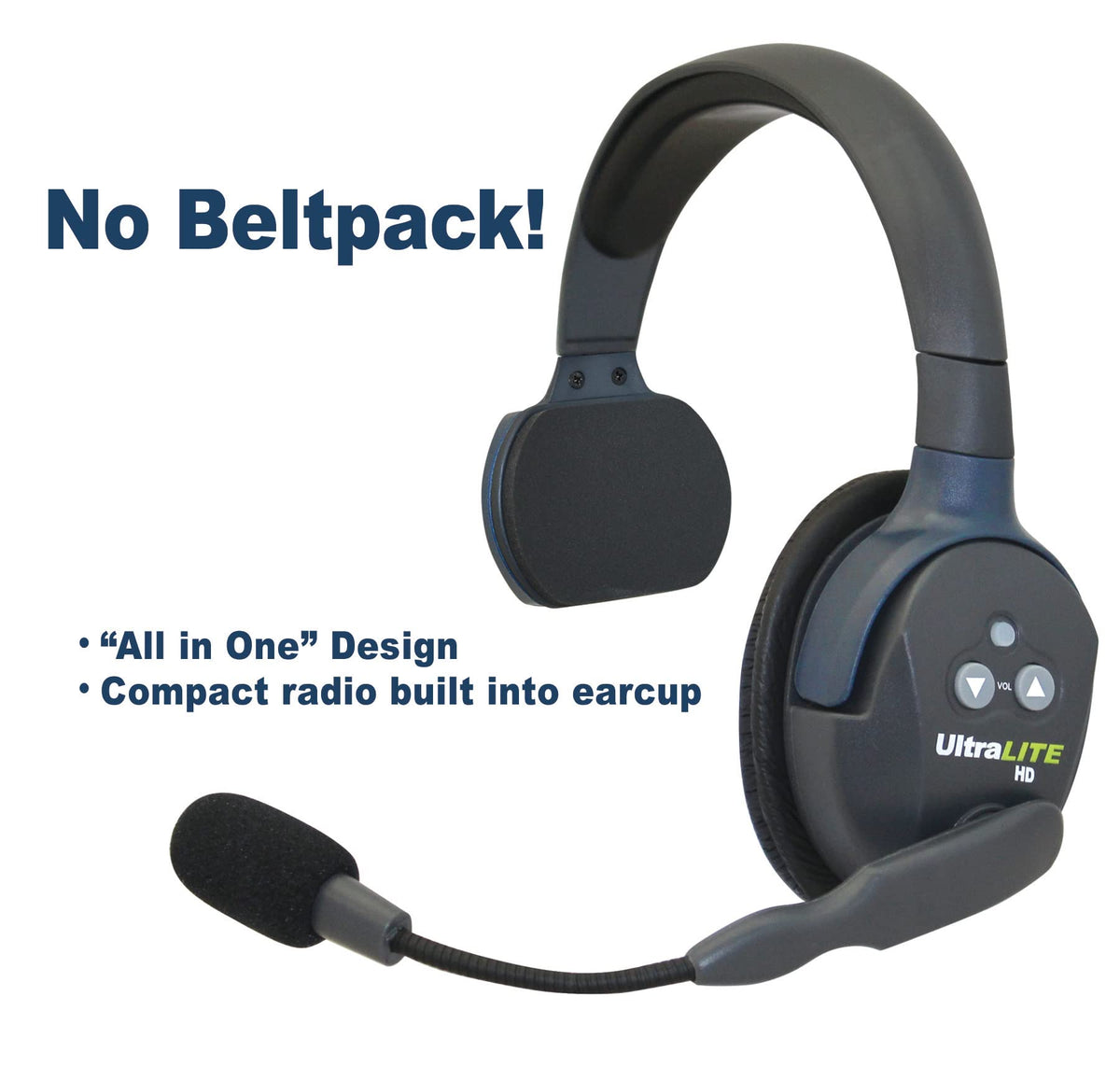Eartec UL2SD Ultralite-HD 2-Person Full Duplex Wireless Intercom Headset Communication System, Single and Dual Ear Headsets, Up to 1000ft Range, U.S. Company