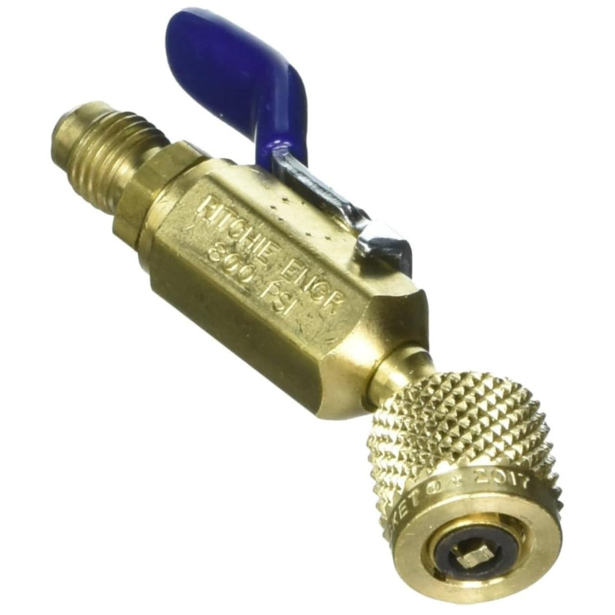 Ball Valve Adapter, 1/4 in MxF, 45 Deg, PK3