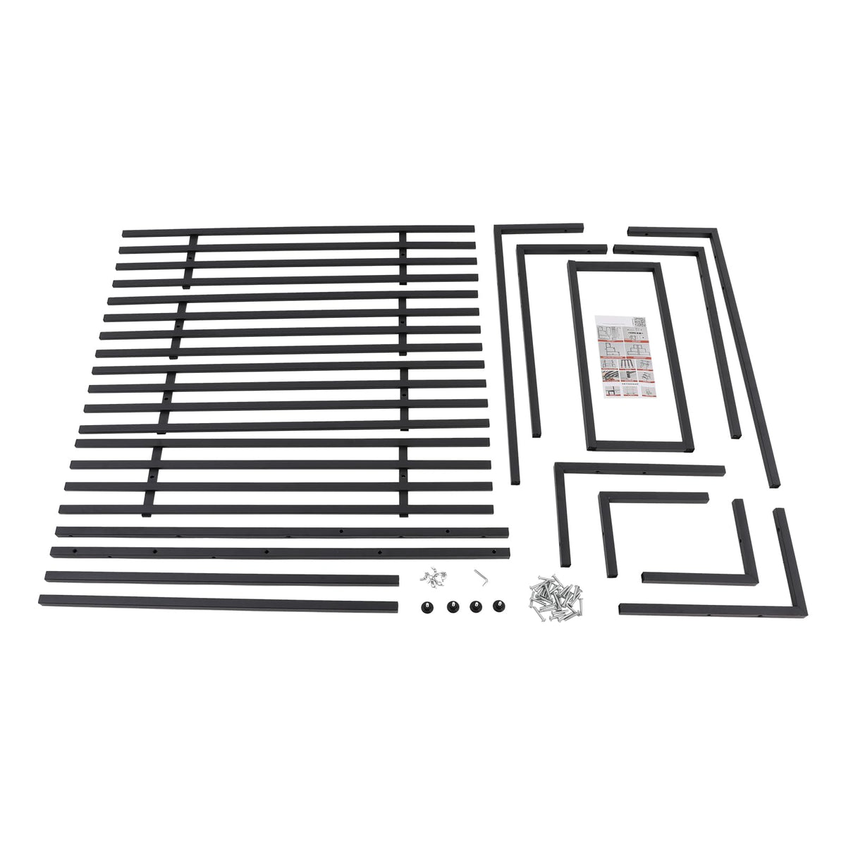 NeNchengLi 4 Tiers Iron Plant Stand Indoor Outdoor Black Planter Display Shelf Ladder Plant Shelf Indoor, Plant Stand 176Lbs Load-Bearing Capacity-For Garden, Patio, Balcony