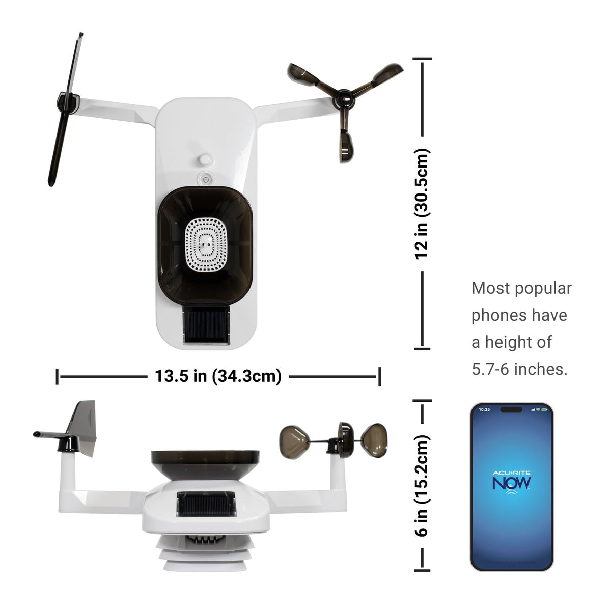 AcuRite Optimus Weather Station with Wi-Fi Display, Built-in Barometer, Lightning Detection, Indoor/Outdoor Temperature and Humidity, Wind Speed/Direction, and Rainfall Measurements (01224MCB)