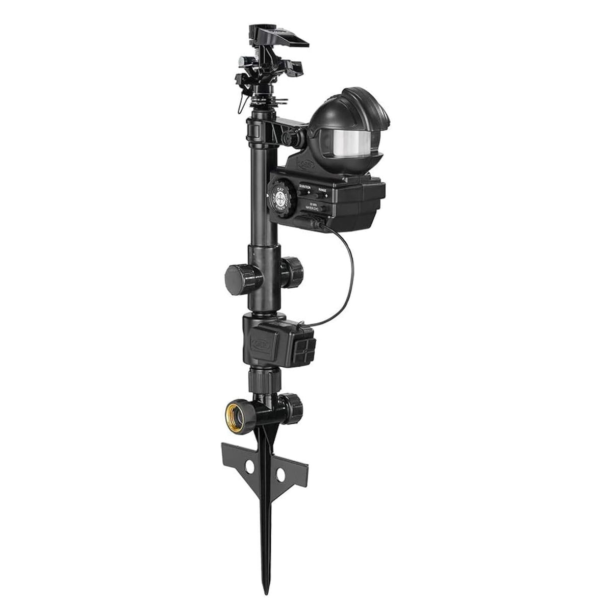 Orbit Yard Enforcer Motion-Activated Sprinkler - Outdoor Animal Repeller & Lawn Protector - Motion Sensor - Multi-Angle Detection - Weatherproof Dual-Purpose Sprinkler - 62100