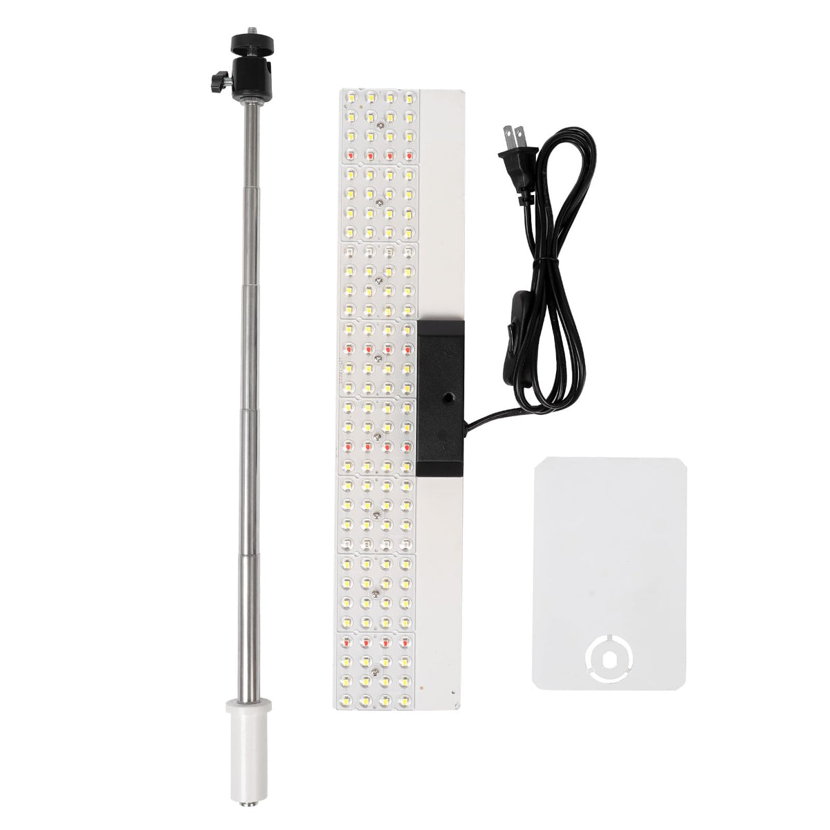 JCBritw 60W LED Grow Light on Stand for Indoor Plants, Desktop Plant Growing Lamp Full Spectrum with IR, 90 Degree Lens Tabletop Plant Light for Seed Starting, Seedlings, Veg, Fruits and Flower