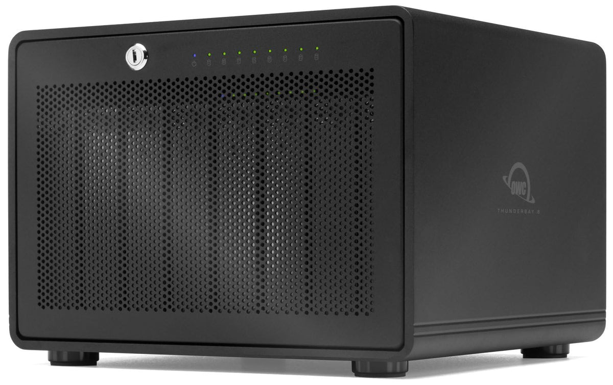 OWC ThunderBay 8 0TB Eight-Bay Thunderbolt 40Gb/s RAID 5 Storage Enclosure with SoftRAID Premium