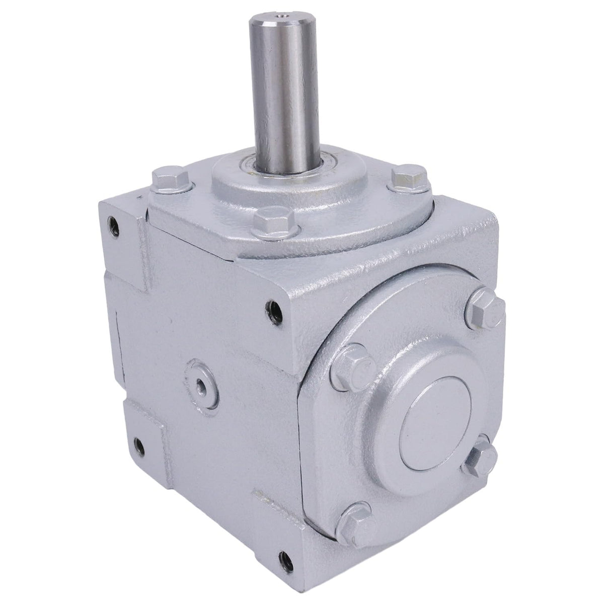 Holdia 40 HP Right Angle Bevel Gearbox with 2 Keyed Shafts CW/CW 1:1 1800 Max RPM 19455-SR-KW-KW-GR