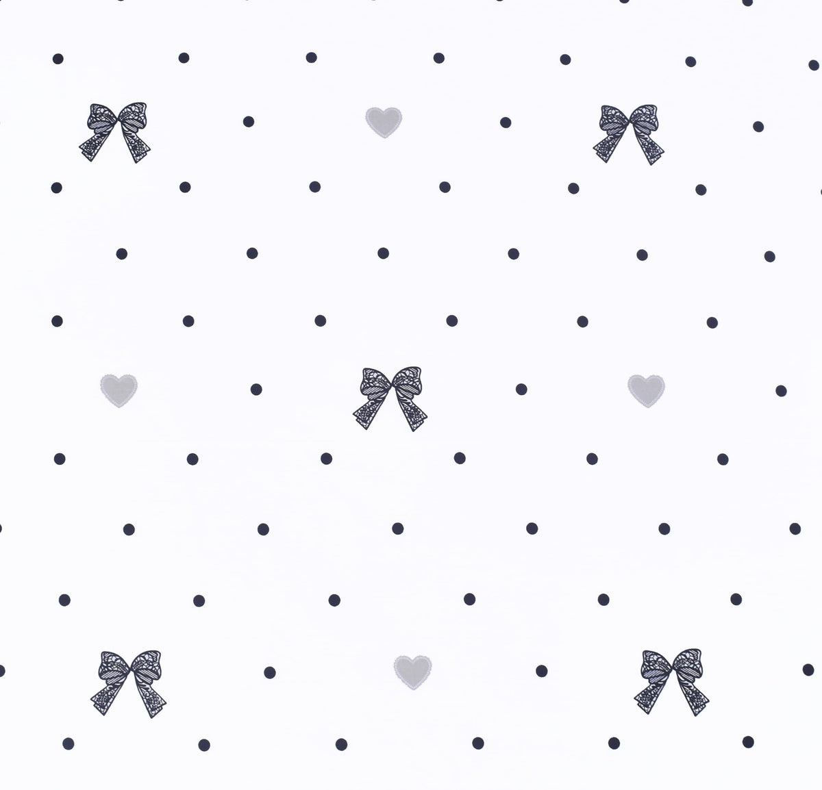 Scientific Sleep Lace Bow Romantic Bowknot Black Dot 100% Cotton 3 Pcs Twin Bed Sheet Set Kids Boys Girls Teen, Flat Sheet & Fitted Sheet & Pillowcase Child Bedding Set (Bow, Twin)