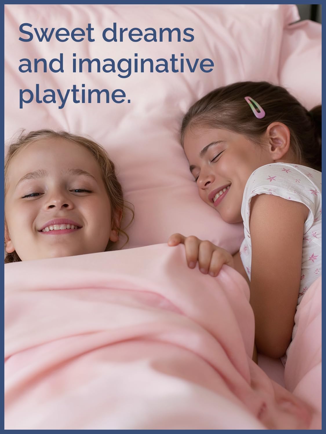 Kids Twin Size Bed Sheet Set - 3 Piece Kids Loft Bed Sheets - Solid Pink Themed Bedding - Soft, Cute and Cozy - Breathable and Machine Washable - Bedding for Boys, Girls, Teens & Toddlers - Oeko-Tex