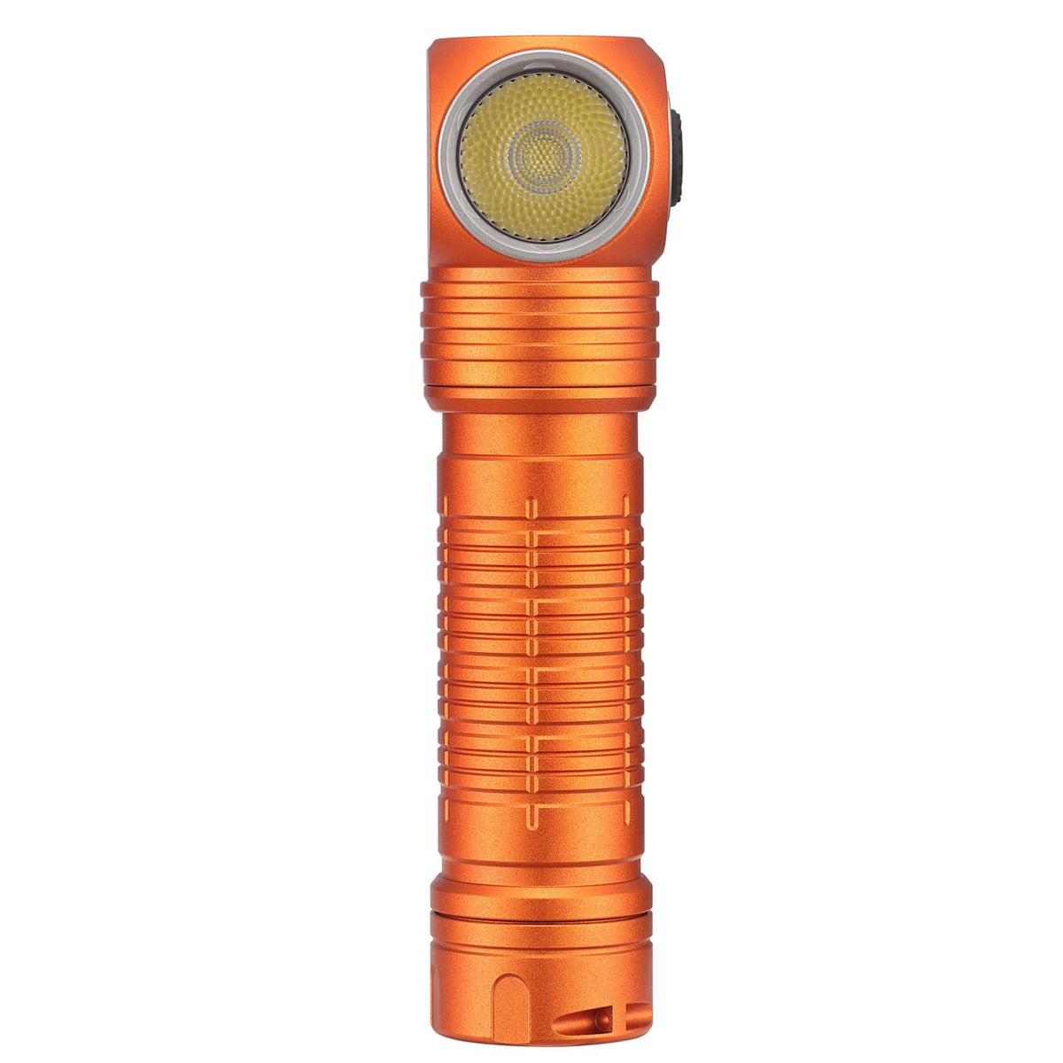 SKILHUNT H300 Magnetic USB Rechargeable Headlamp Flashlight Hands-Free Waterproof Angle Work Light for Running, Camping, Hiking, Caving (Orange, H300 F50S High CRI)