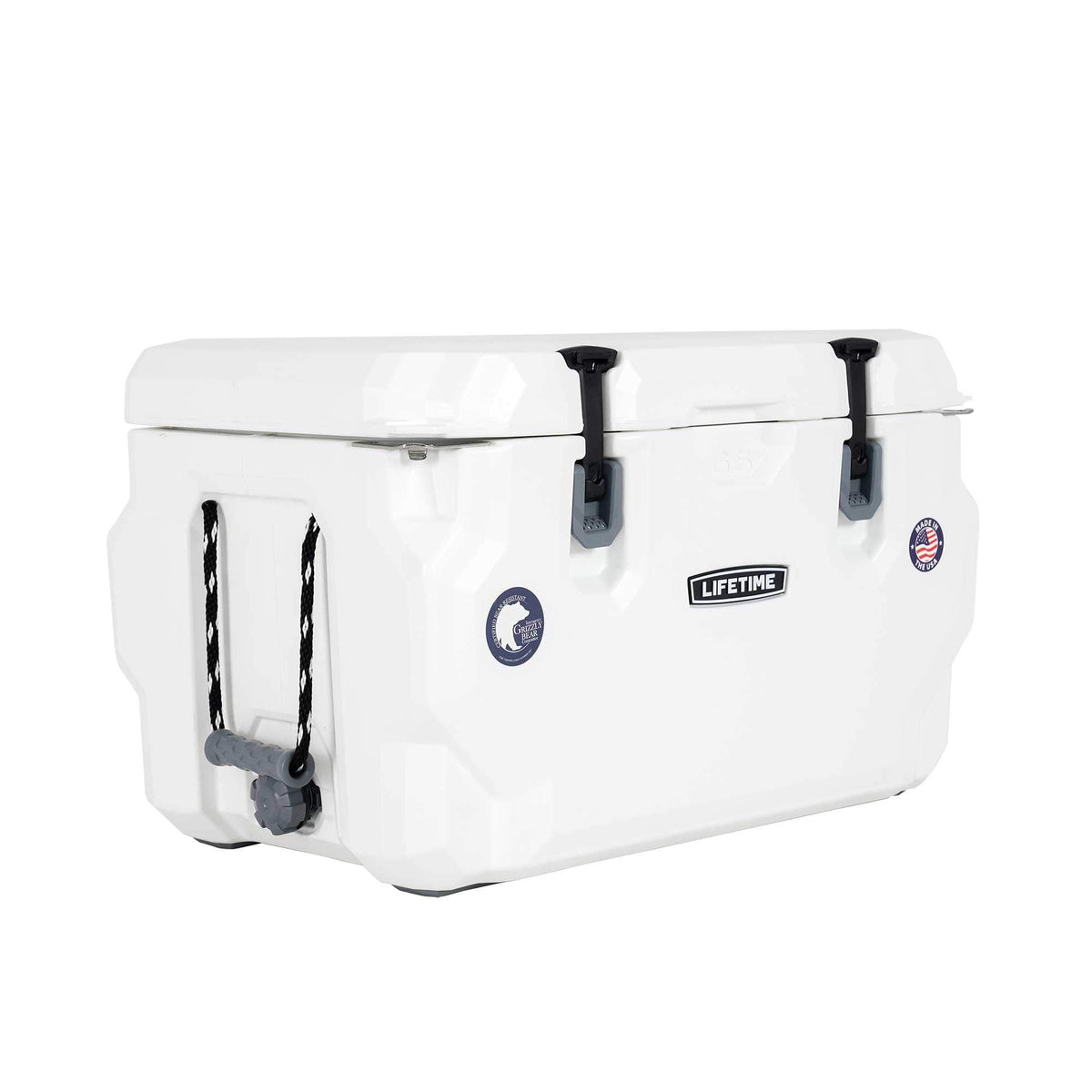 Lifetime 65‑Quart High Performance Hard Cooler, Up to 8‑Day Ice Retention, IGBC Bear‑Resistant Camping & Hunting Ice Chest with Bottle Opener