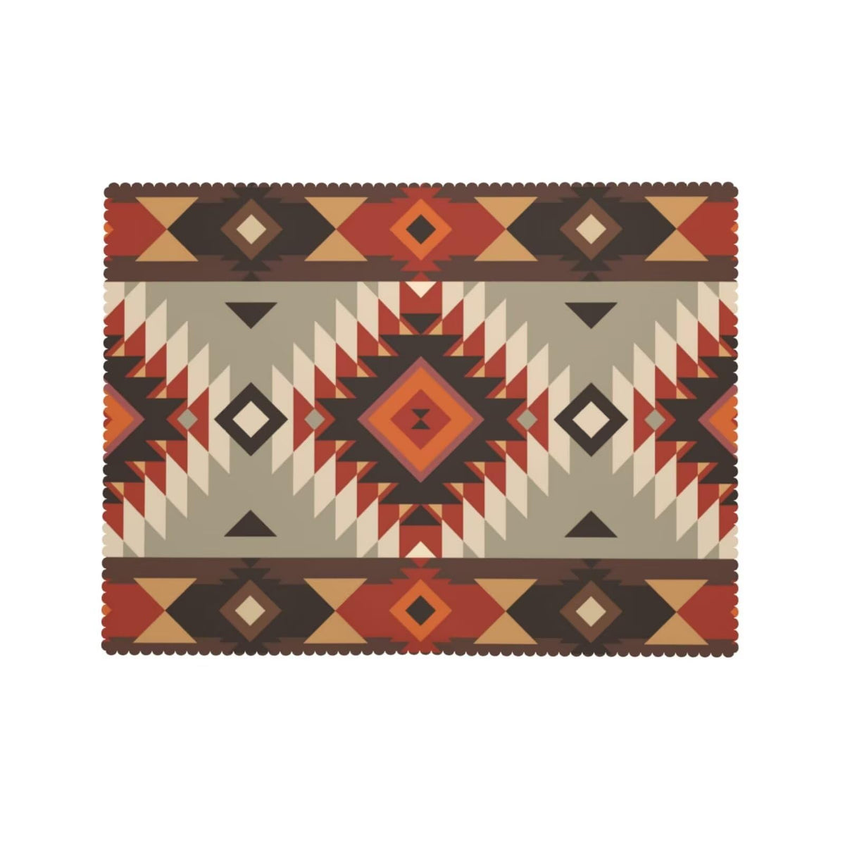 MENZHYAN Aztec Geometric Rectangle Tablecloth American Southwest Native Tribal Style Table Cloths Bohemian Elements Western Washable Table Cover for Home Kitchen Dining Party Decor 54 x 72 Inch