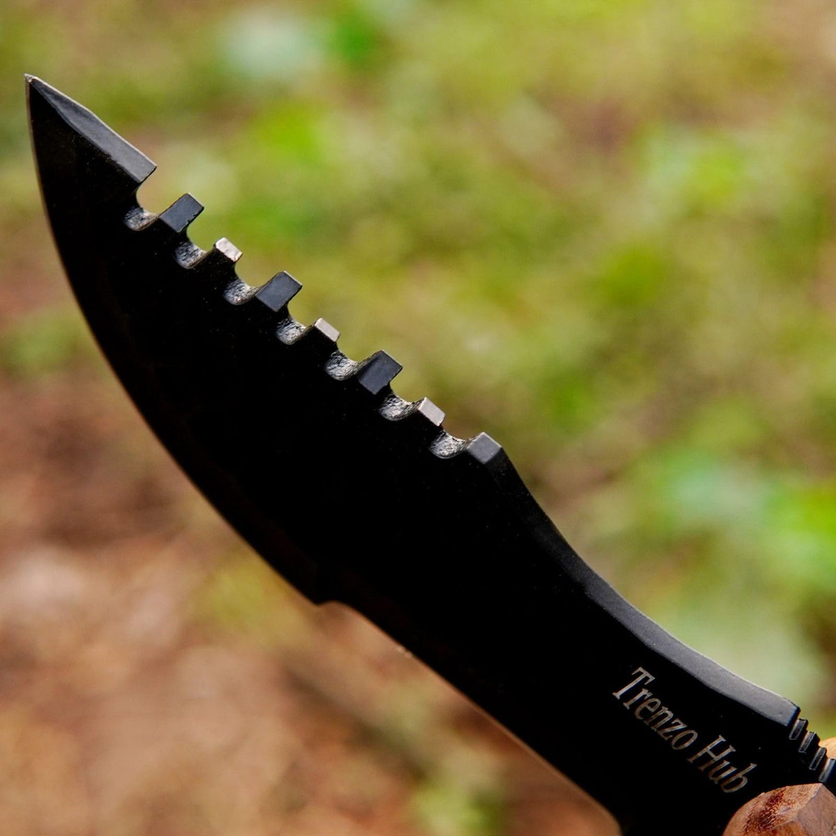 Fixed Blade Knife - 11.5” Handmade Tracker Knife with Bone Handle and Ferro Rod, Hunting Knife with Sheath, Full Tang Tactical Survival Knives for Men, 1095c High Carbon Steel for Camping, Hunting & Outdoor Use