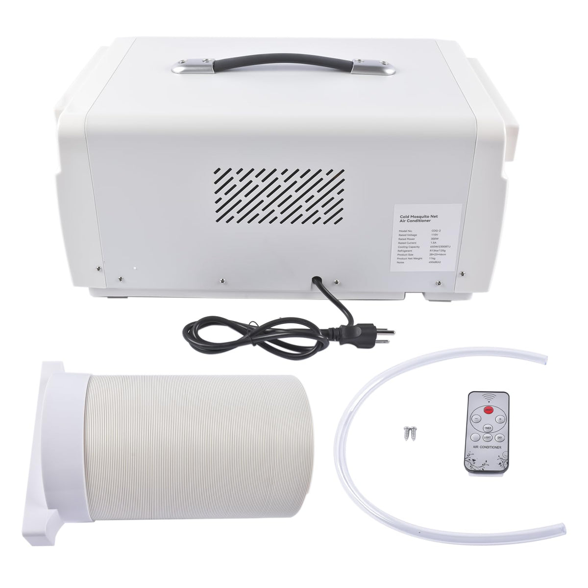110 V Electric Portable Air Conditioner Mini Outdoor Camping Tent AC Kit for Camping Tent, RV, Car, Truck, Van Mixizap