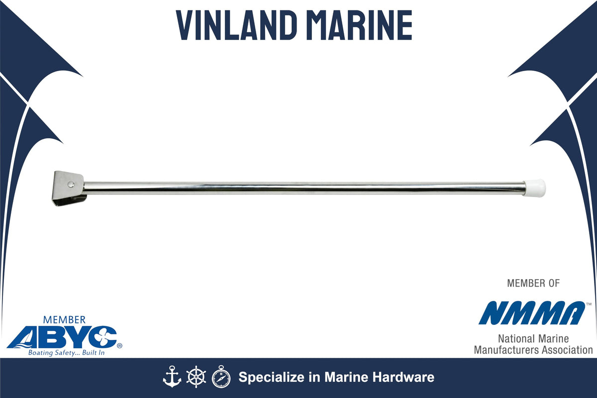 Vinland Marine 36" Seat Support Swing Leg for Foldable Boat Bench Seat 304 Stainless Steel, boat seat stand, jon boat, pontoon