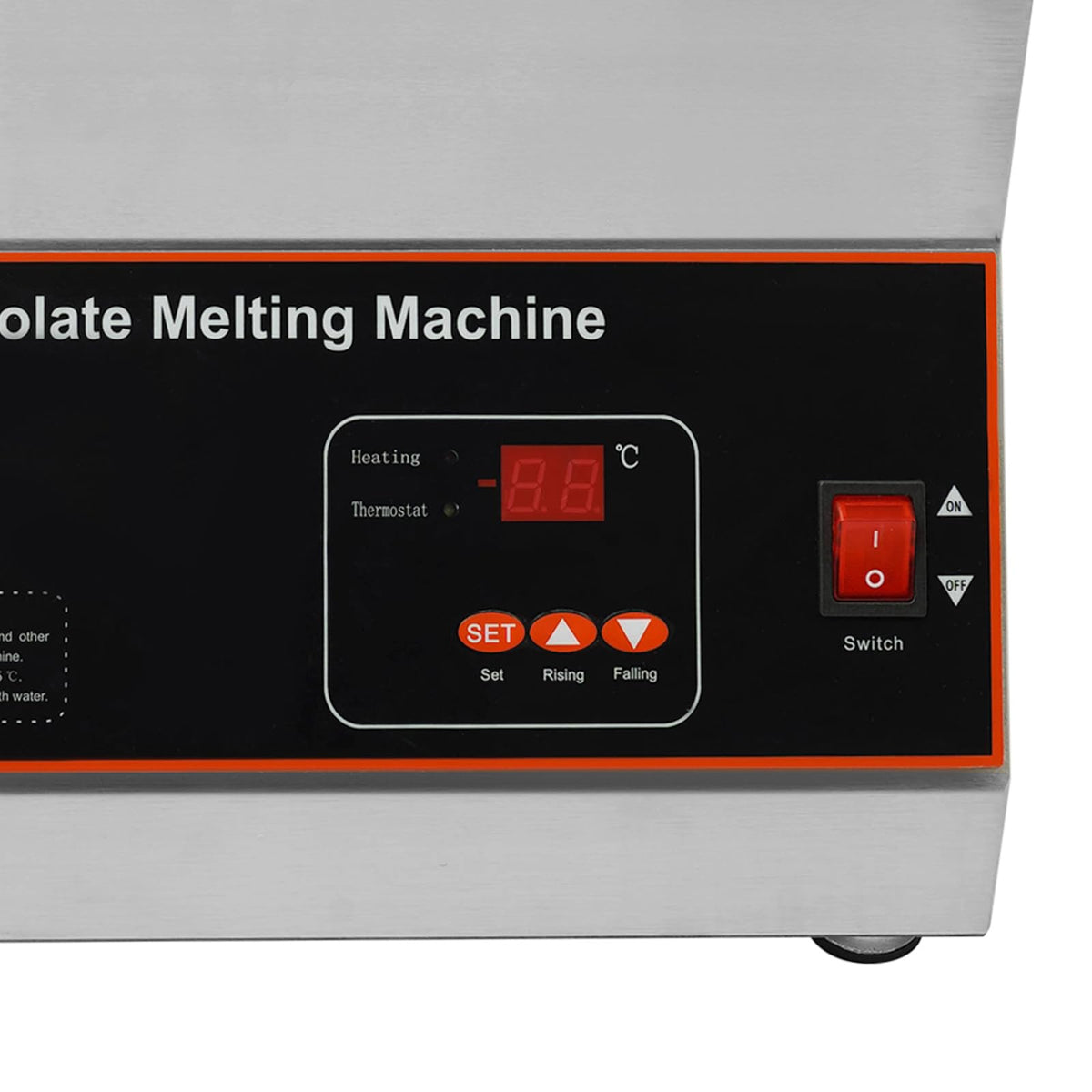 Electric Chocolate Melter 26.46 LB Capacity, Stainless Steel Chocolate Melting Machine with Digital Temperature Control, Commercial Chocolate Warmer for Bakery Catering (4 Pots)
