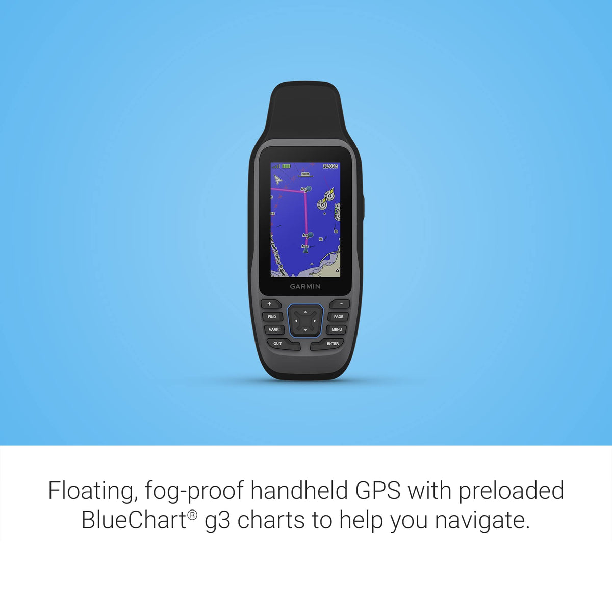 Garmin GPSMAP 79sc Marine Handheld with BlueChart Charts + Garmin Carrying Case