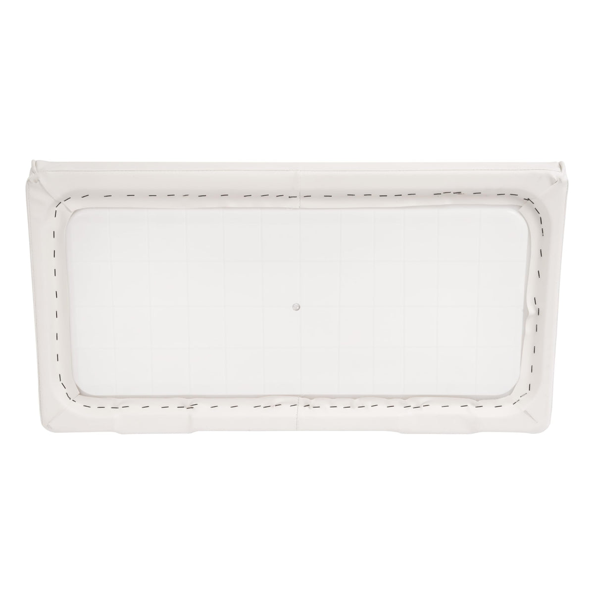 ALMULOO 8WD156-R-S Replacement Seat Bottom Cushion Compatible with 8WD156 Series 70 Quart Swingback Cooler Seat for Fishing, Pontoon Boat, Yacht Universal Pontoon Boat Parts White Plastic