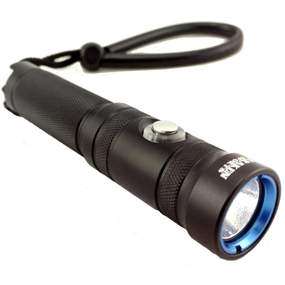 Kraken Sports NR-1000 Back Up Dive Light 1000 Lumens, 330ft/100m Depth Rating, 90 Minutes Burn Time at Full Power, Black