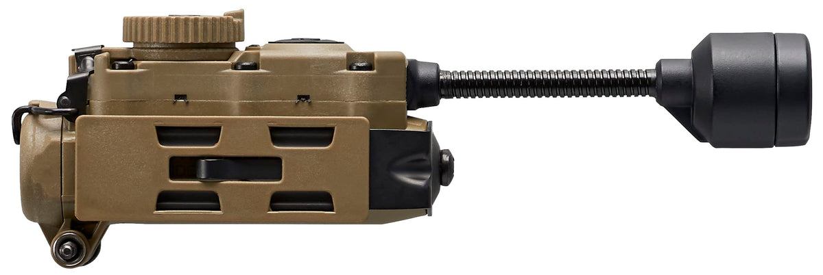 Streamlight 14307 Sidewinder Stalk 76-Lumen Hands-Free Gear Mounted Flexible Task Light with White/Red/Blue/IR LEDs, Coyote