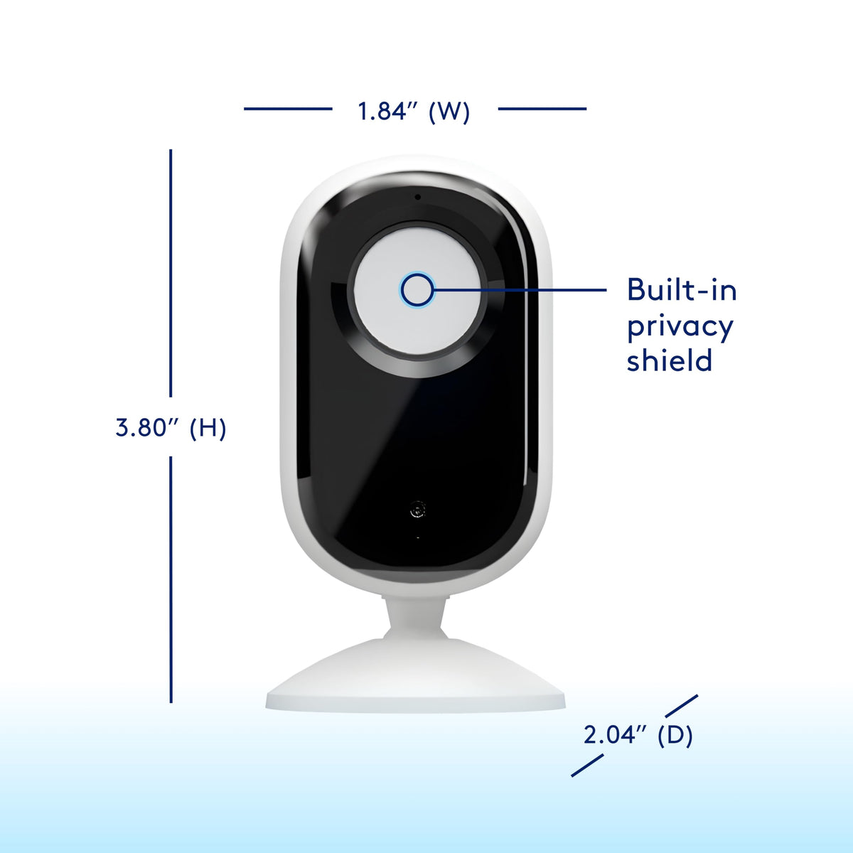 ADT Blu Indoor Camera Kit, DIY Home Security System with 2K Indoor Security Camera, Door/Window Sensor, Motion Detector, Night Vision, Two-Way Audio, Pet-Friendly Camera, ADT+ App Control