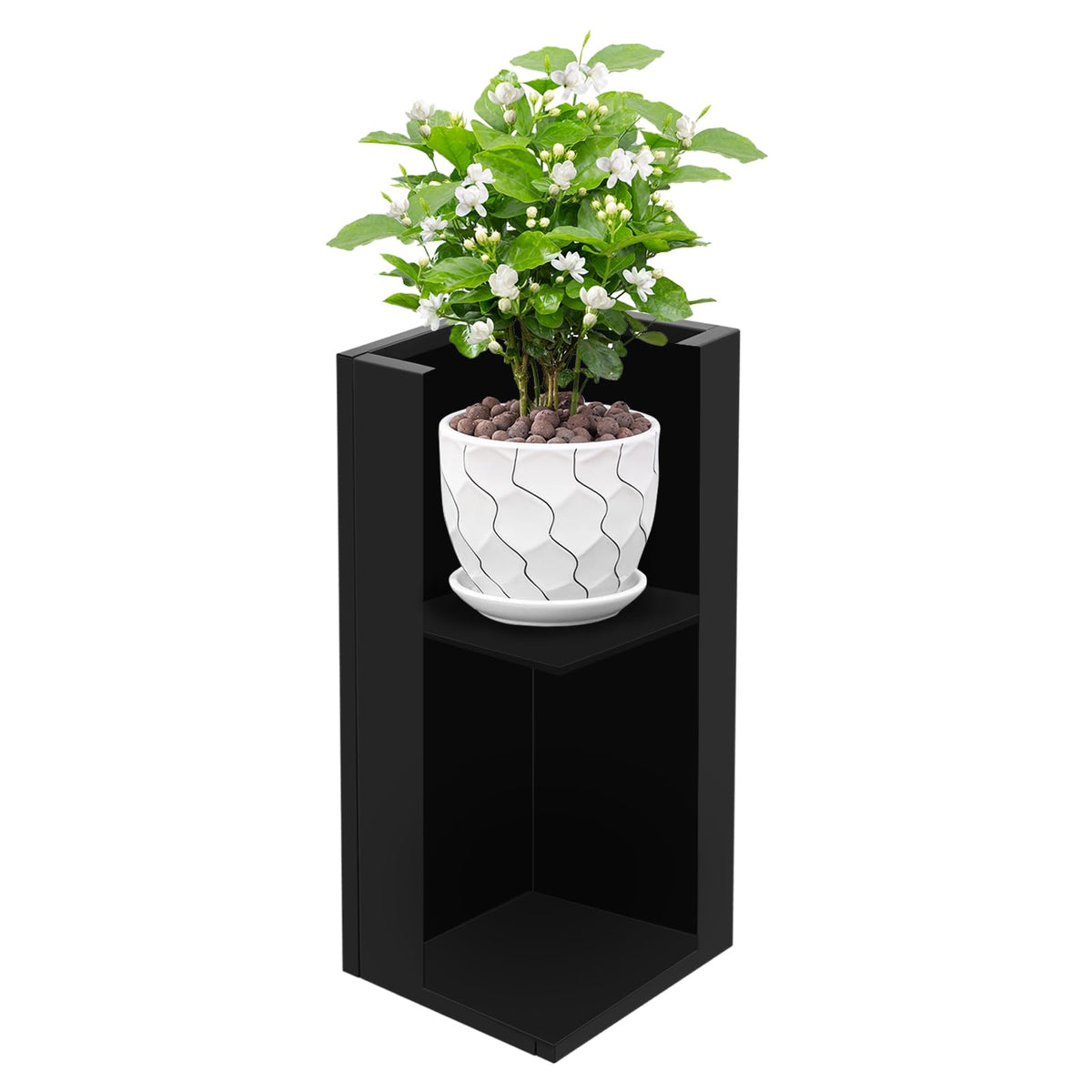 REBaiYU Rectangular Steel Planter Box with Removable Insert Shelf & Drainage Holes - 12/24 Inch Modern Planters for Indoor & Outdoor Use,Modern Flower Pot for Patio, Garden, Deck (30x12x12in)