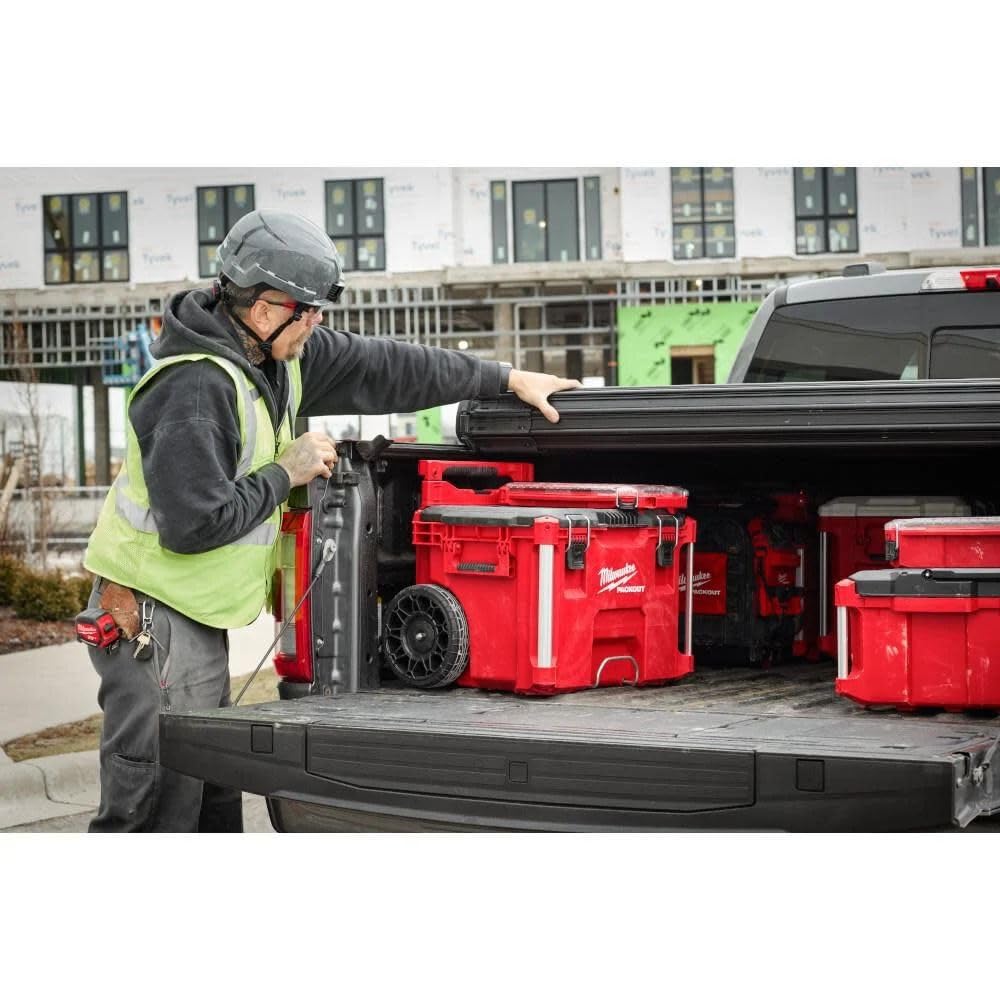 Milwaukee Electric - PACKOUT 10 Compact Portable Tool Box with ADJUSTA