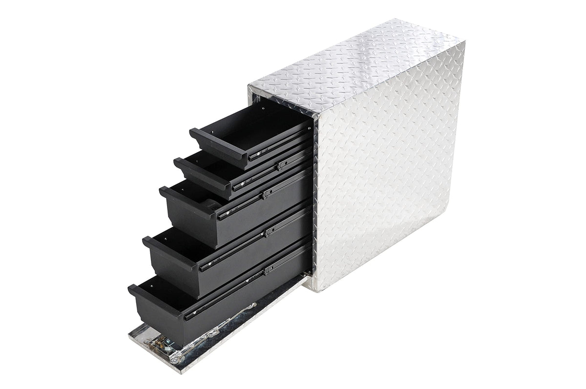 Dee Zee DZ95DA Aluminum Wheel Well Tool Box w/ Drawers