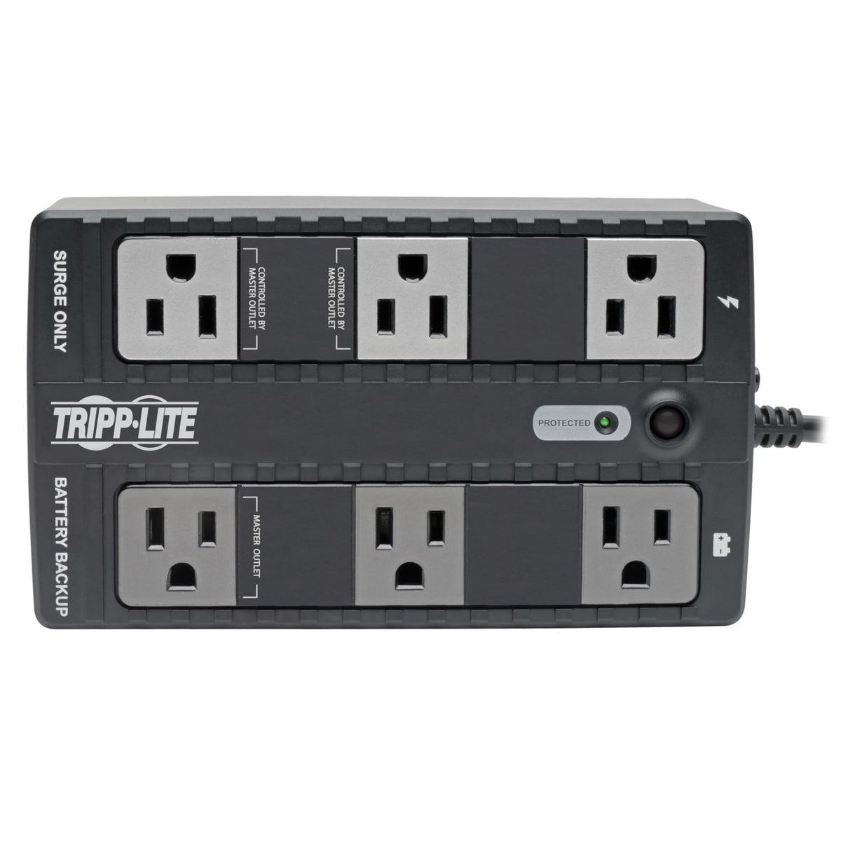 Tripp Lite 350VA UPS Battery Backup Surge Protector Efficient Energy-Star Certified, AVR, 6-Outlet Uninterruptible Power Supply, Dataline Protection, 3-Year Warranty & $100,000 Insurance (ECO350UPS)