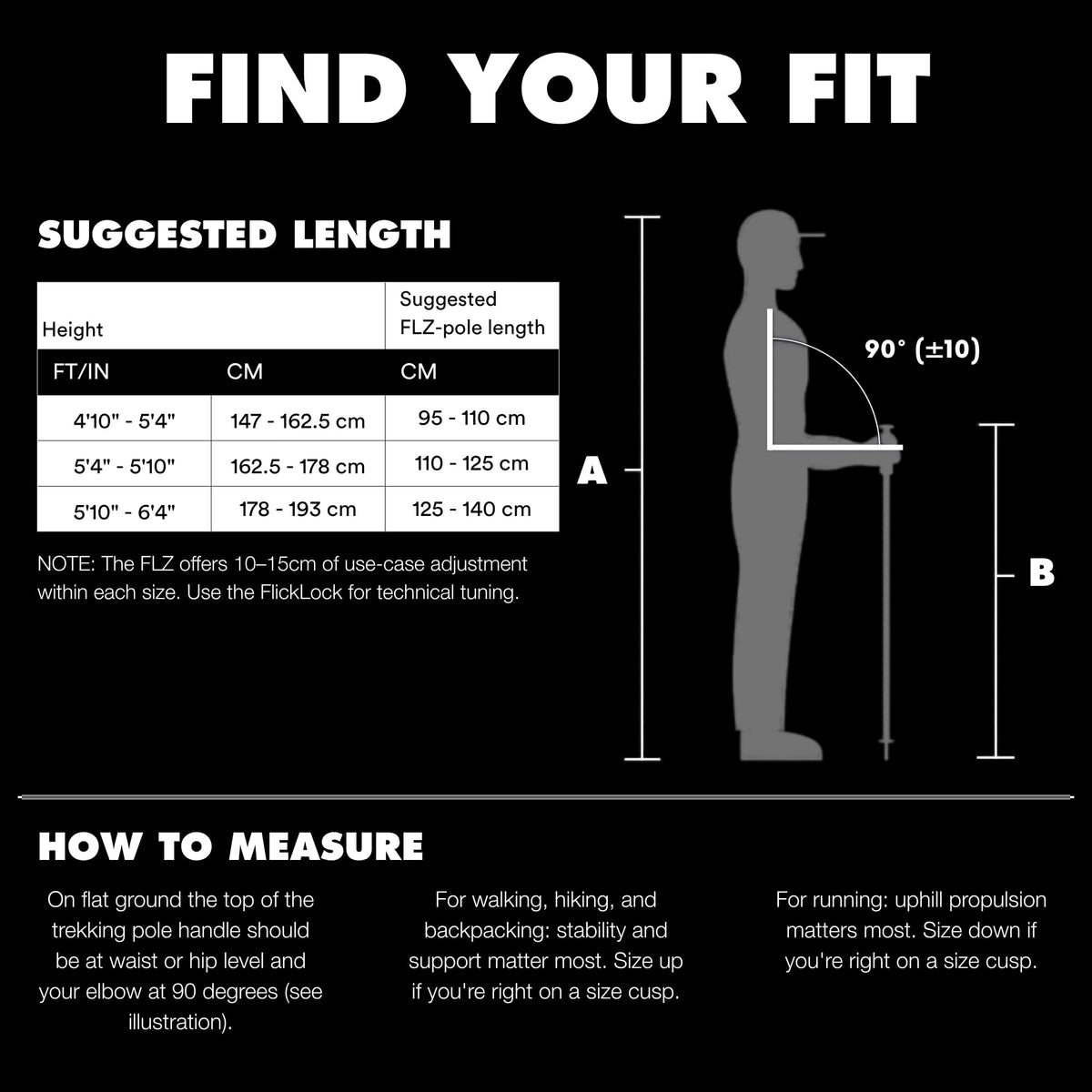 BLACK DIAMOND Distance Carbon FLZ Trekking Poles (Pair) | Ultralight Carbon Fiber | Z-Pole Folding Design | Hiking & Trail Running | Desert Sky | 110 cm