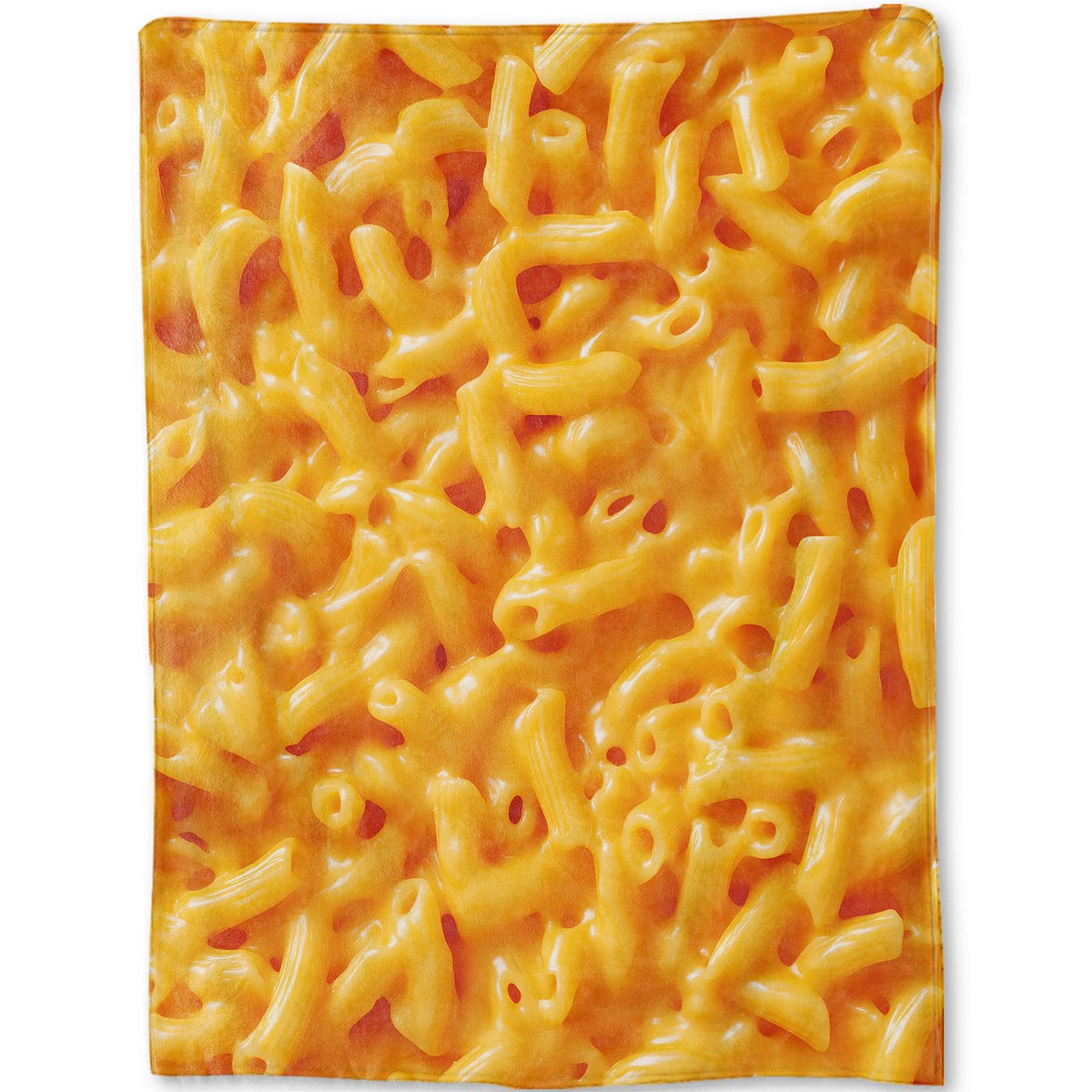 ainori Mac and Cheese Blanket - Fun Macaroni Food Fleece Throw,Gifts for Adult, Soft & Warm,Lightweight, for Modern Art Decor, Kitchen Lovers,Living Room Home Accents 50x60in