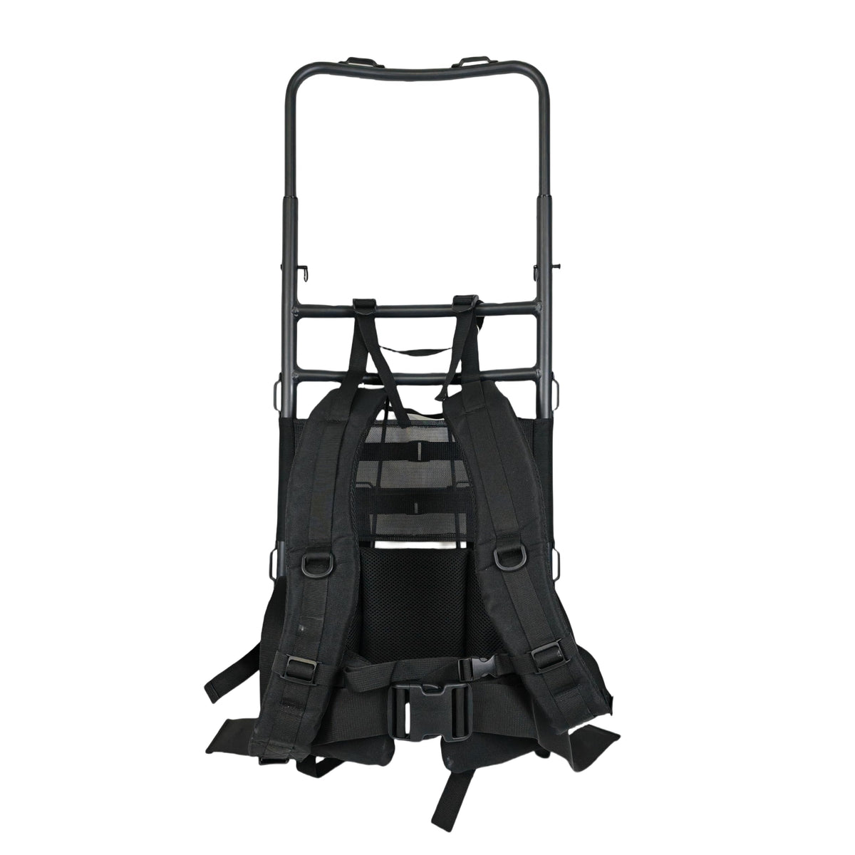 ZRSCHYG Hunting External Pack Frame with Rain Cover, Adjustable Straps, External Frame Backpack for Heavy Loads - Hunting, Backpacking, Tactical Use, (black)