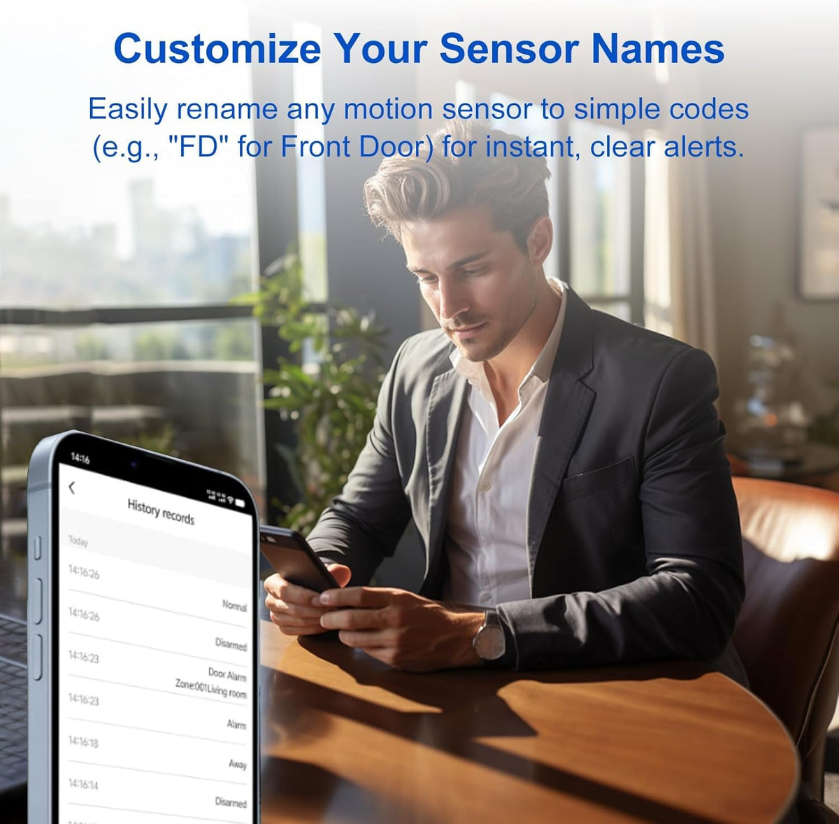 WiFi Wireless Alarm System for Home Security - 24/7 Protection Smart Home Devices 4.3" Touch Screen, GSM/4G+WiFi, App Instant Alerts, No Monthly Fee, Alexa Compatible for Villa, Kids Safety (21pcs)