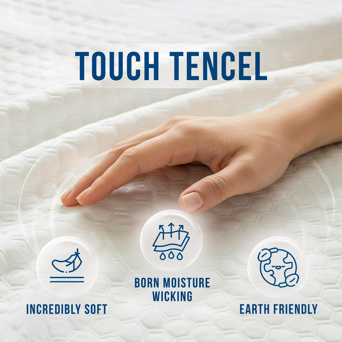 Luxury California King Size Tencel Waterproof Mattress Protector Deep Pocket - Premium Cooling Bed Cover Pad - Hypoallergenic & Allergy-Friendly - Oeko-Tex Certified - Ultra Soft & Breathable