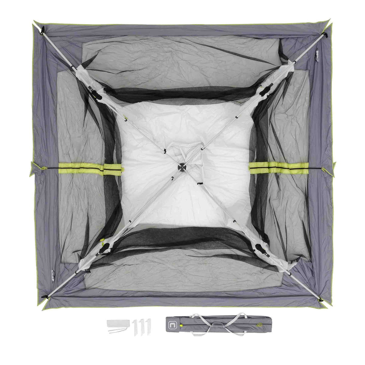 CORE 10’x10’ Instant Screen House | Folding and Portable Large Pop Up Tent Gazebo Canopy Shelter with Included Carry Bag | Perfect for Family Camping, Outdoor, Picnic, Backyards, and Tailgate