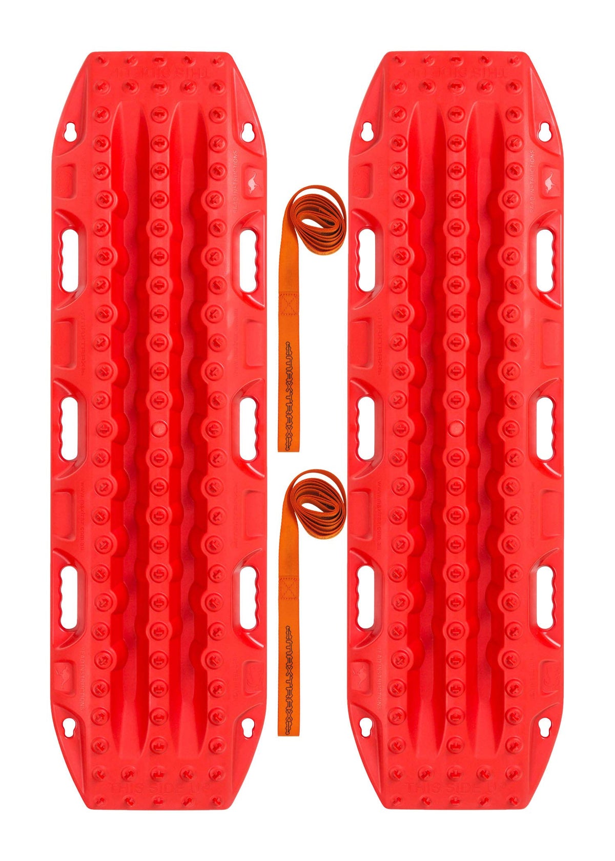 MAXTRAX | MKII FJ Red Vehicle Recovery Board | for 4WD, UV-Stabilized Flexible Nylon Material (MTX02FJR)