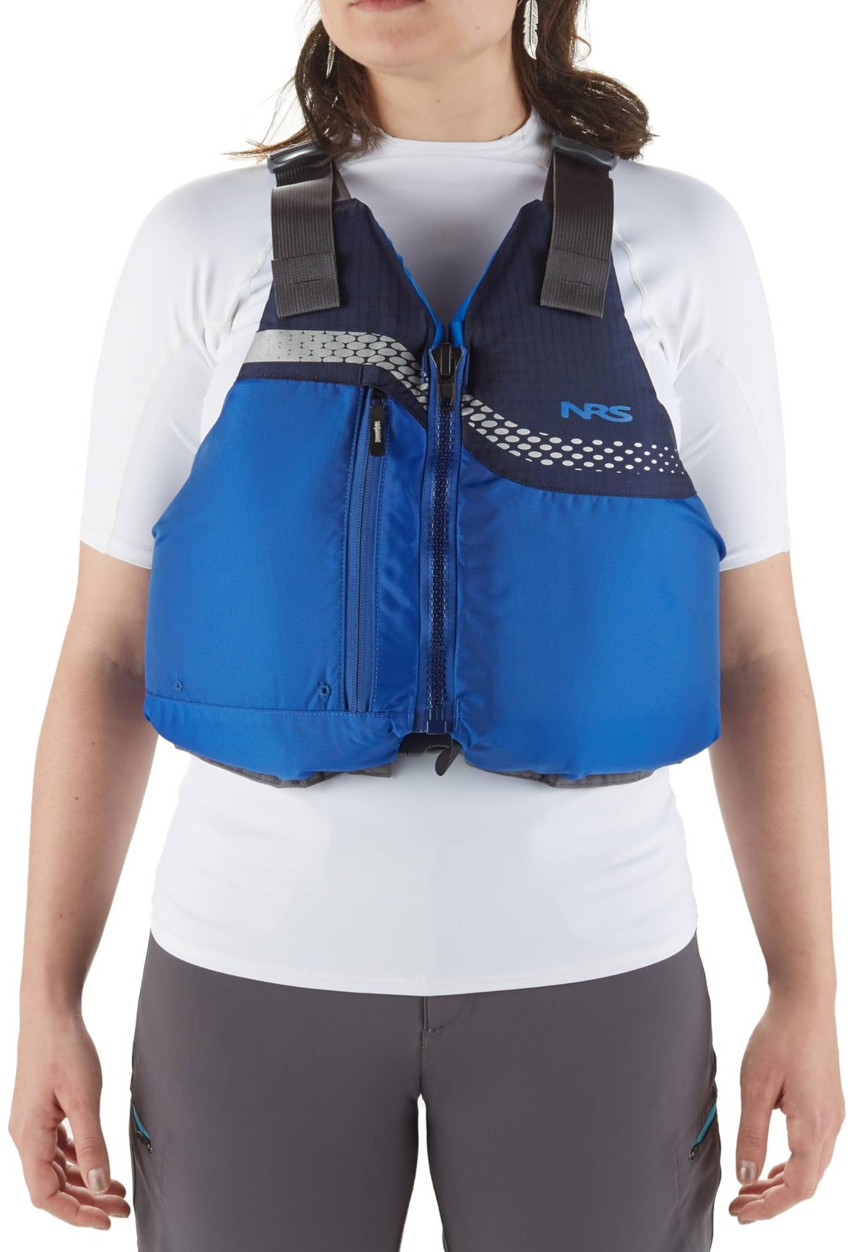 NRS Vista PFD Life Jacket – USCG Type III Certified Adult Unisex Life Vest, Durable Nylon Construction, Adjustable Fit, Reflective Accents for Boating, Kayaking & Paddle Sports
