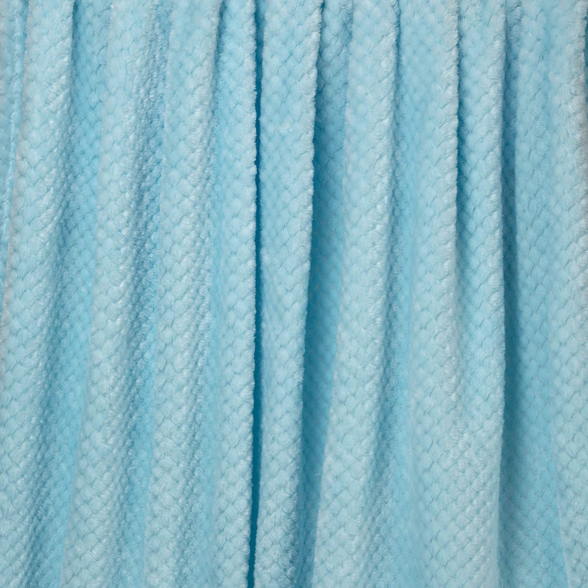 Fuzzy Throw Blanket, Plush Fleece Blankets for Adults, Toddler, Boys and Girls, Warm Soft Blankets and Throws for Bed, Couch, Sofa, Travel and Outdoor, Camping (Throw(50"x70"), L-Ice Blue)