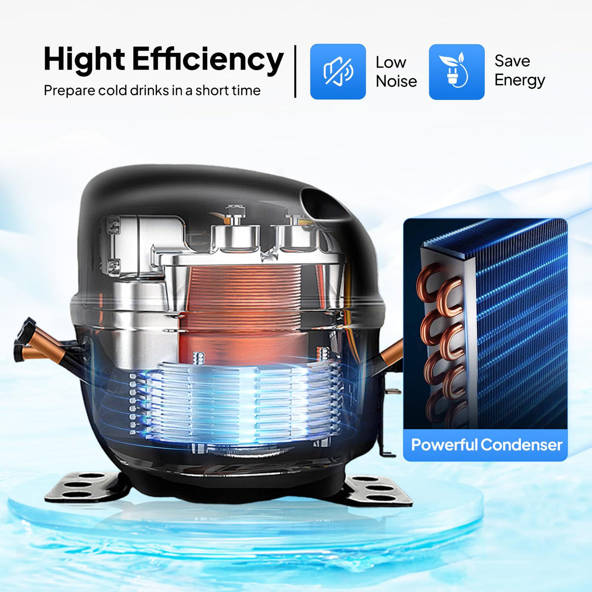 ROVSUN 14.4 Gallon/54L Commercial Beverage Dispenser Drink Dispenser, 18L X 3 Tanks Commercial Juice Dispenser Stainless Steel with Thermostat Controller for Home Restaurant Bar Party 110V/60HZ