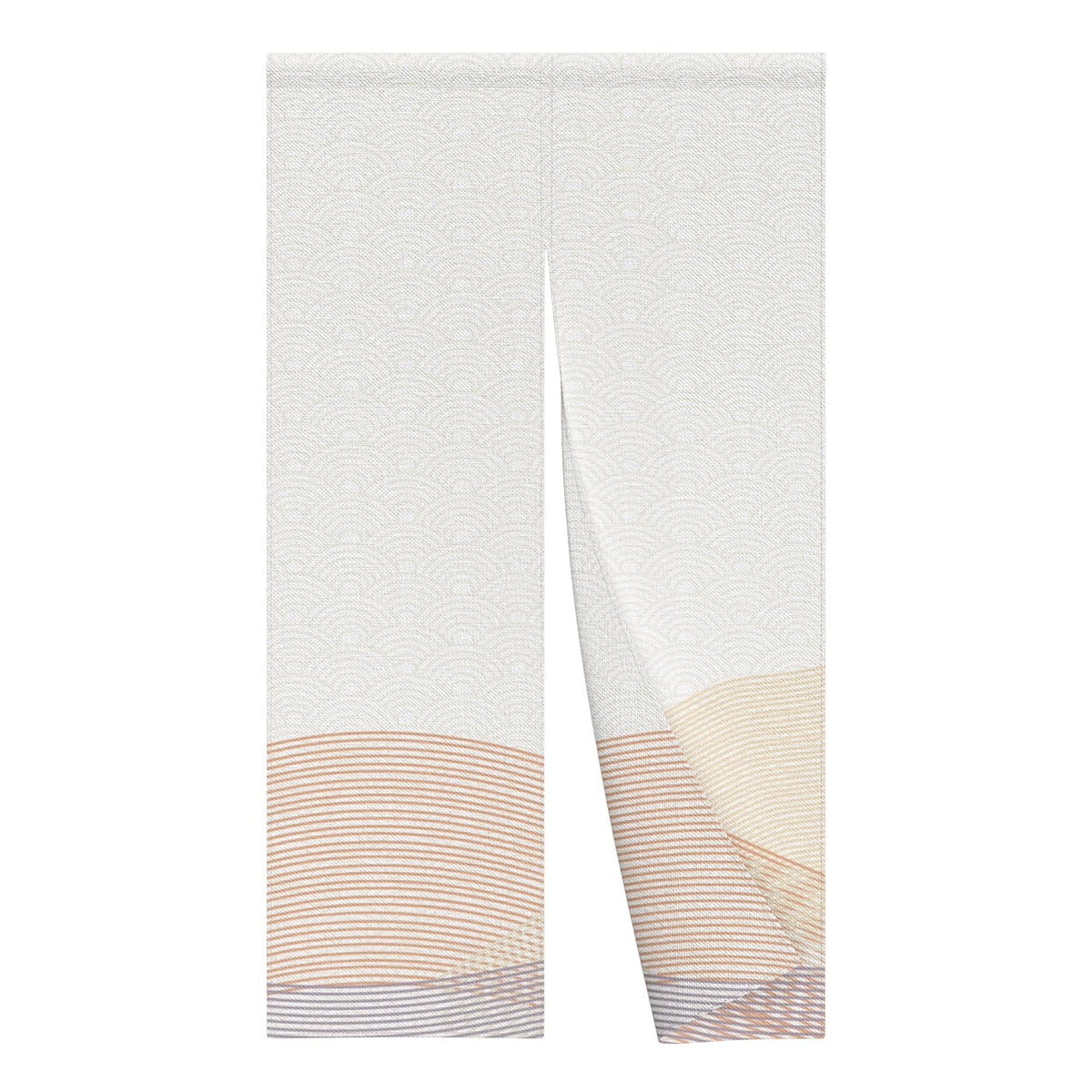 Leowefowa Traditional Japanese Noren Doorway Curtain Double Sided Window Treatment Tapestry Polyester for Room Divider Curtains Kitchen Home Decorations (Stream-Lined Wave) 33.5"x 59"