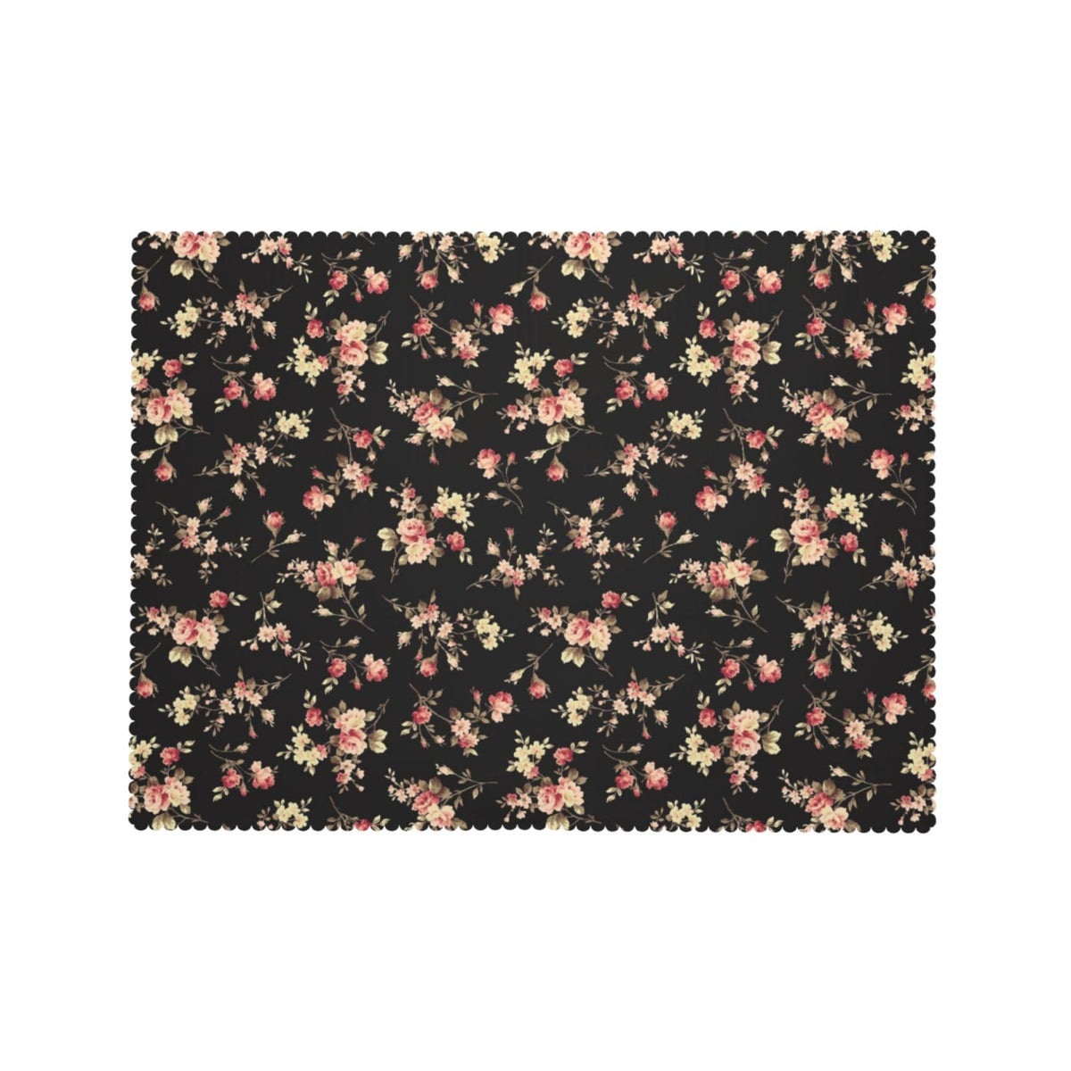 XIOURERY Flower Pattern Table Cloths Decorative for Dining Room, Rustic Roses Boho Botanical Plant Washable Tablecloth for Home, Restaurant, Outdoor Party Table Cover 54x72 Inch