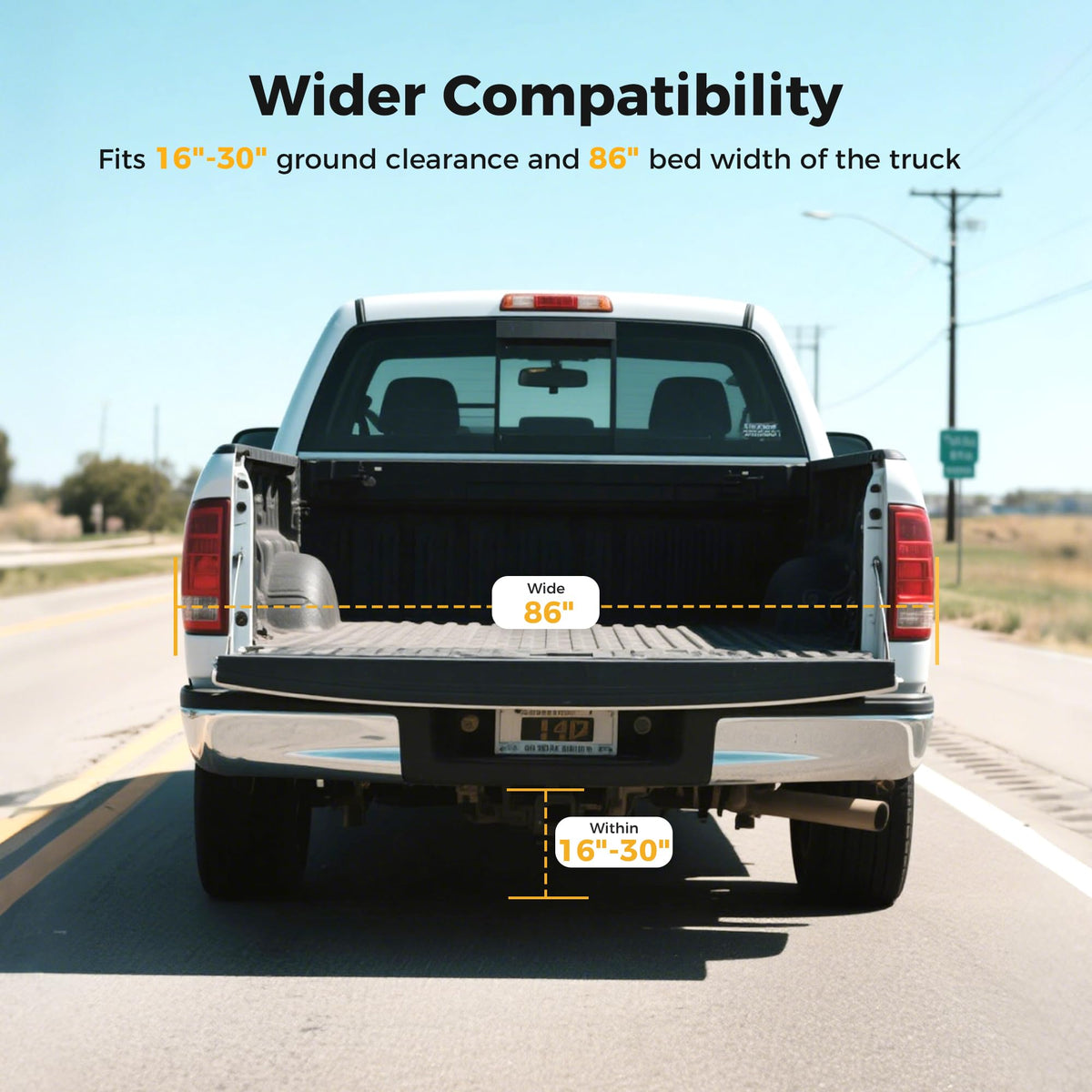 CAMMOO 1000lbs Receiver Hitch Mounted Hydraulic 360° Swivel Truck Crane with 3 Boom Capacity Options: 500lbs, 750lbs, 1000lbs. Ideal for Workshops, Construction, Agriculture, and Logging,Yellow