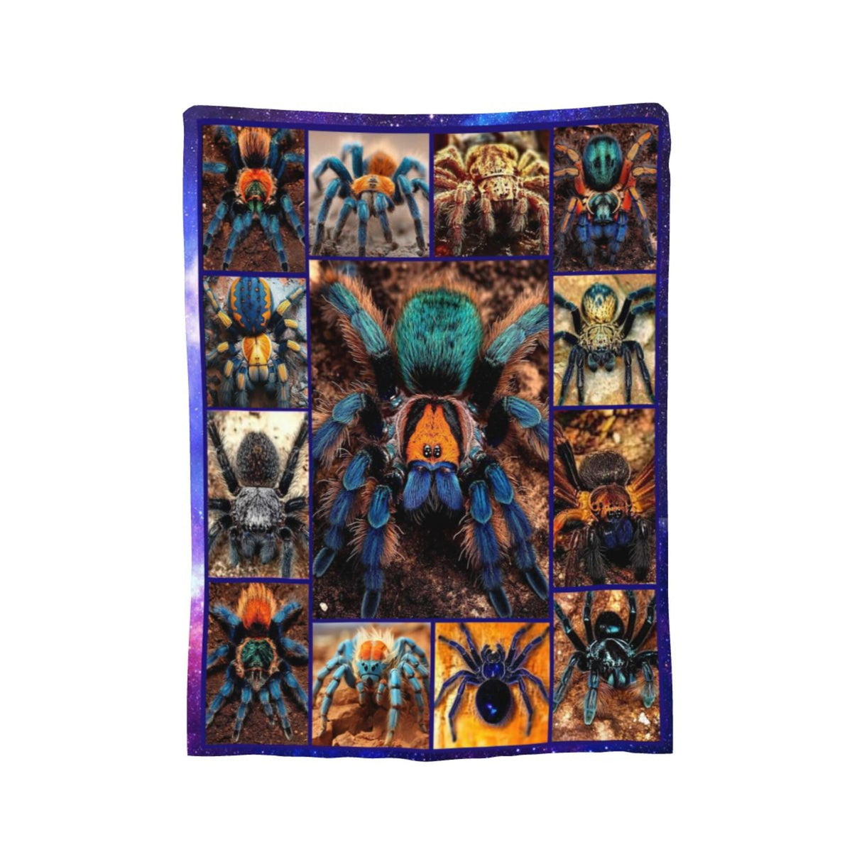 Spider Blanket Spider Decor Cozy Animal Throw Super Soft Plush Flannel Fleece Blanket Gift for Kids Adults Men Women Ultra Warm & Lightweight Flannel, 50"X40"