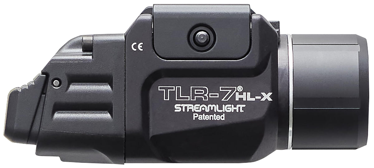 Streamlight 69458 TLR-7 HL-X USB 1000-Lumen 22000-Candela Rechargeable Rail Mounted Weapon Light with Interchangeable High & Low Switches and Key Kit, Black