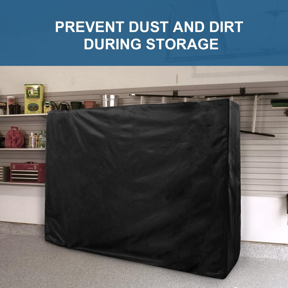Mattress Bags for Moving and Storage, Heavy Duty Twin XL Mattress Bag with 4 Strong Handles, Waterproof Mattress Cover/Protector for Moving Twin XL Size, Reusable Thick Tarp, Black