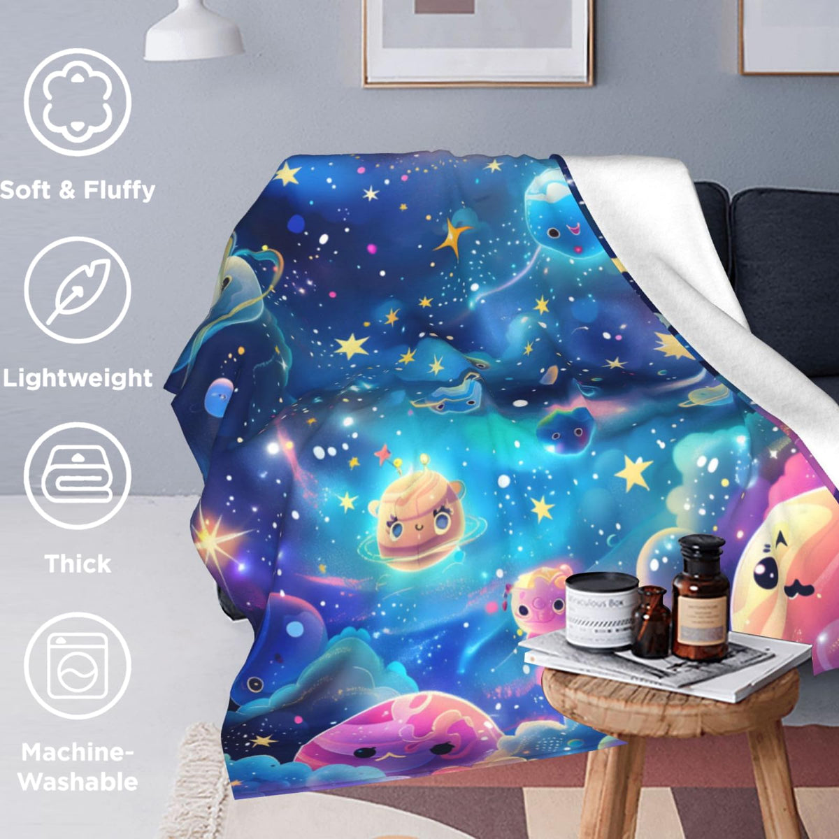 olpddz Cute Axolotl Blanket Inspirational Gifts for Women Men Kids,60x50inch,Pink Cartoon Animal Blankets,Encouragement Throw for Friend,Family,Bedroom,Couch,Living Room Birthday Decor Throws