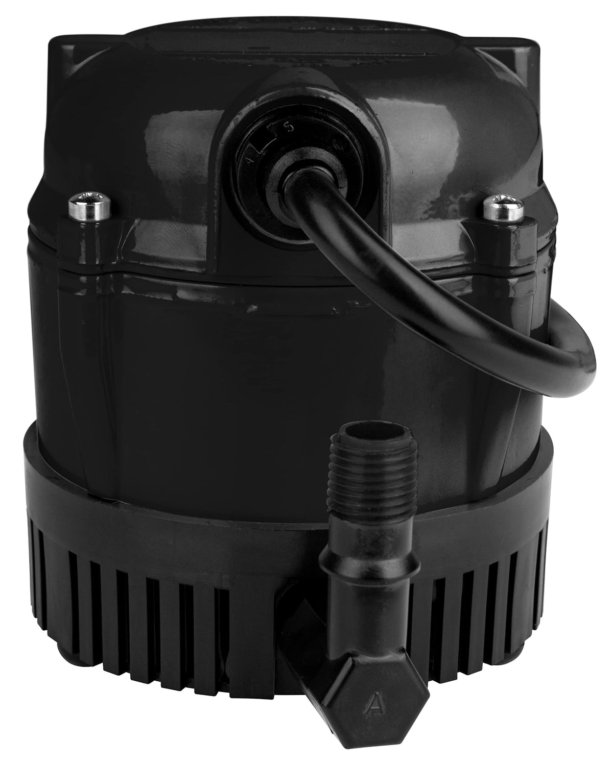 Little Giant #1 115 Volt, 1/150 HP, 205 GPH Direct Drive Small Submersible Fountain Pump with 6-foot cord, Black, 501004