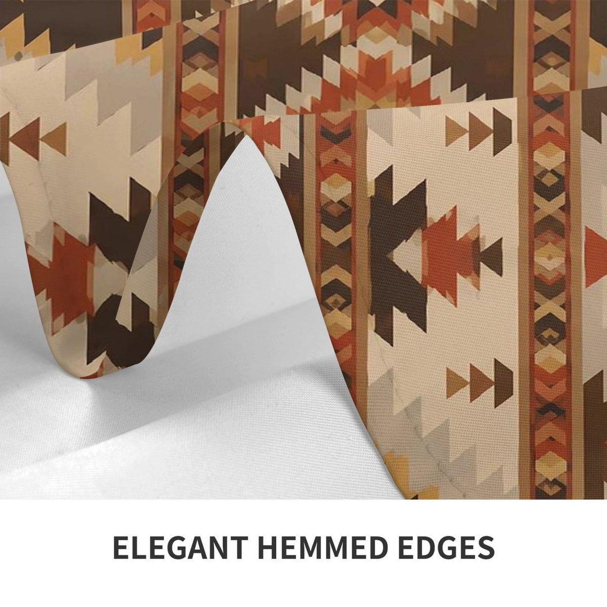 mutakin Aztec Geometric Rectangle Tablecloth Washable Table Cloth 60x90 Inch Table Cover Waterproof for Decoration Kitchen Dining Room