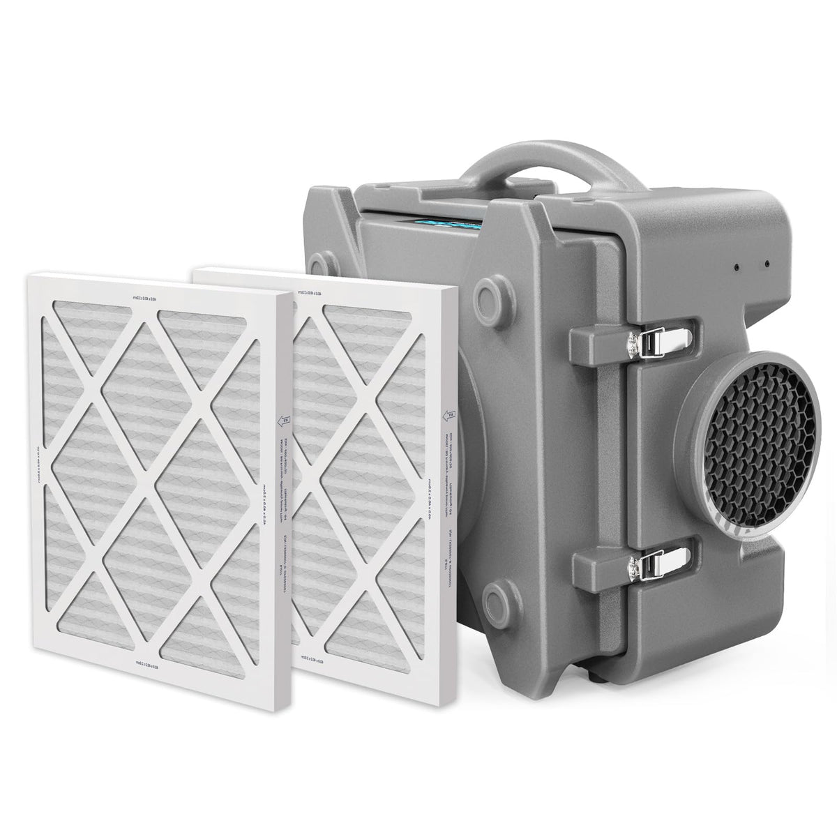 CADPXS Shield-550 Air Scrubber Grey and 2 Pack MERV-10 Filters Bundle