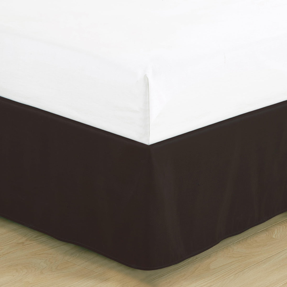Chezmoi Collection Arden 7-Piece Modern Pleated Stripe Embroidered Zigzag Bedding Comforter Set (Queen, Spice/Brown/Coffee Cream)
